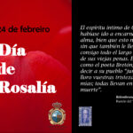 24 de febreiro, Día de Rosalía de Castro