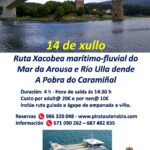 Aumenta a oferta de viaxes en catamarán: 14 de xullo, nova Ruta Xacobea Mar da Arousa e Río Ulla