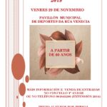 Xantar de Confraternidade 2019 para a veciñanza a partir dos 60 anos: 29 de novembro no pavillón da rúa Venecia