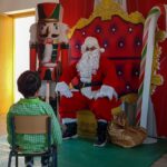 Papá Noel visita as escolas da Pobra