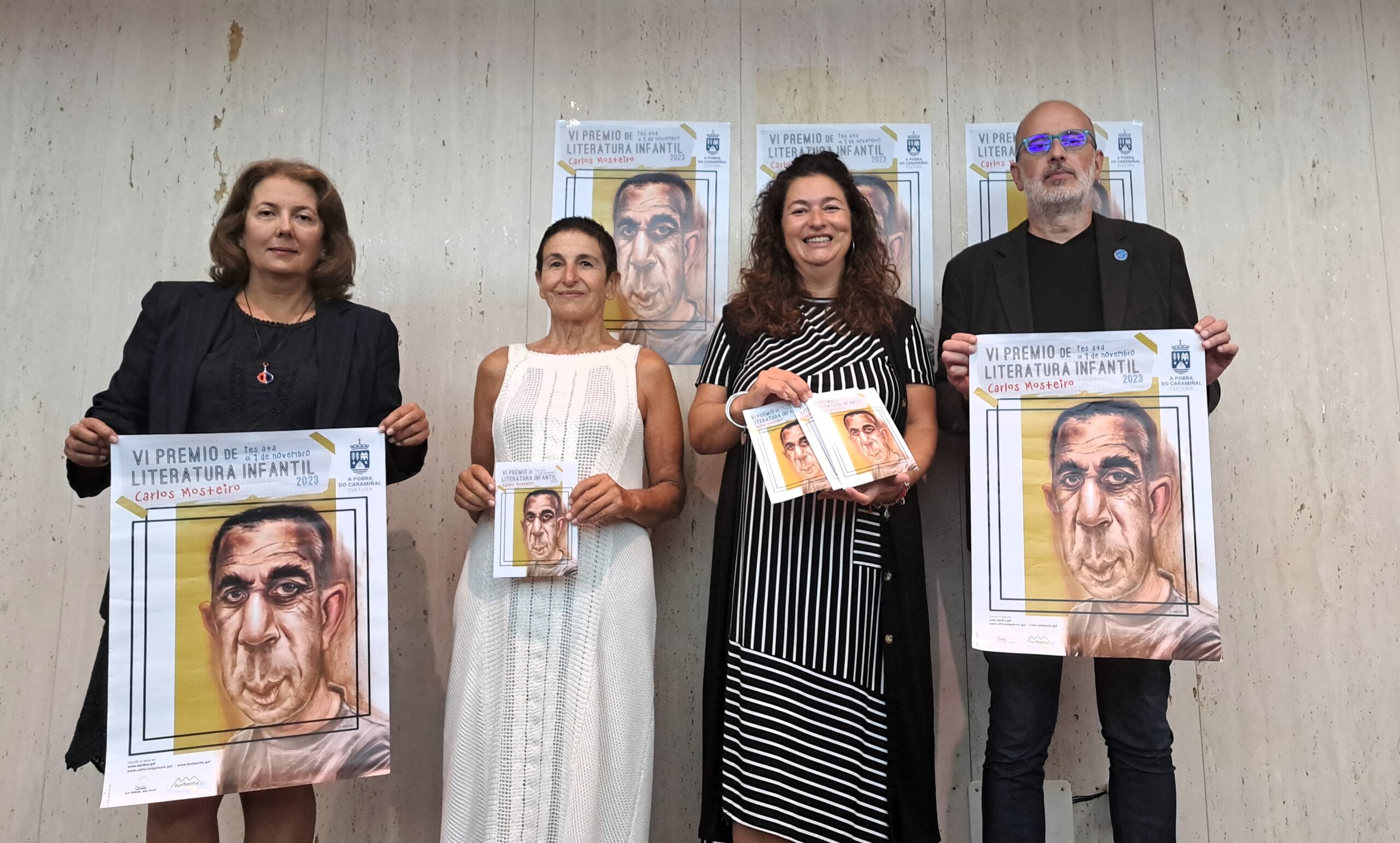 No acto de presentación do VI Premio de Literatura Infantil Carlos Mosteiro efectuado a principios do mes de setembro