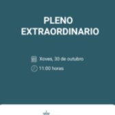 Pleno extraordinario da Pobra do Caramiñal (30/10/2025)