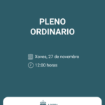 Pleno ordinario de A Pobra do Caramiñal (27/11/25)