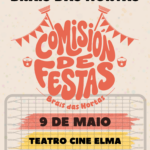 Brais das Hortas estrena en el Teatro Cine Elma su nuevo espectáculo, Comisión de Festas