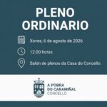 A Pobra celebrará este xoves unha nova sesión ordinaria do Pleno municipal
